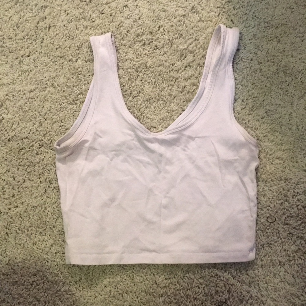 Lavender crop top